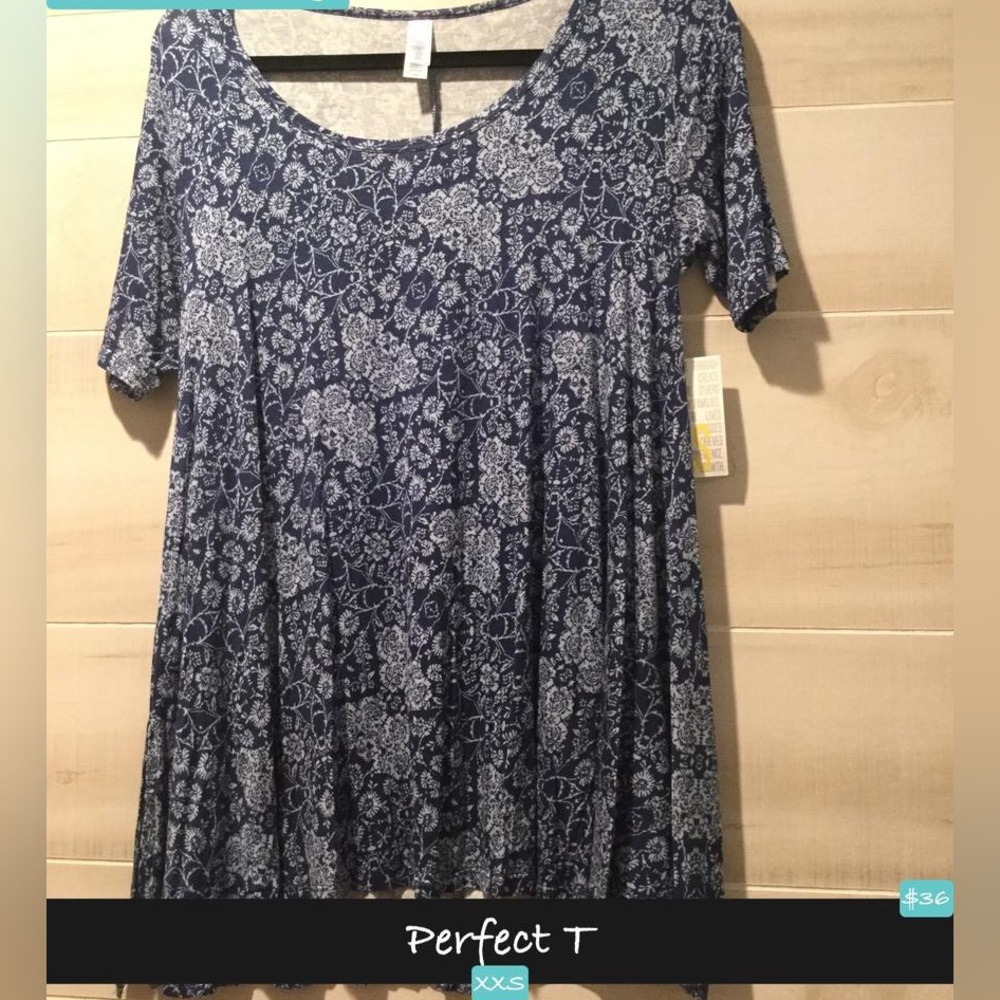 NWT LuLaRoe Perfect Tee XXS